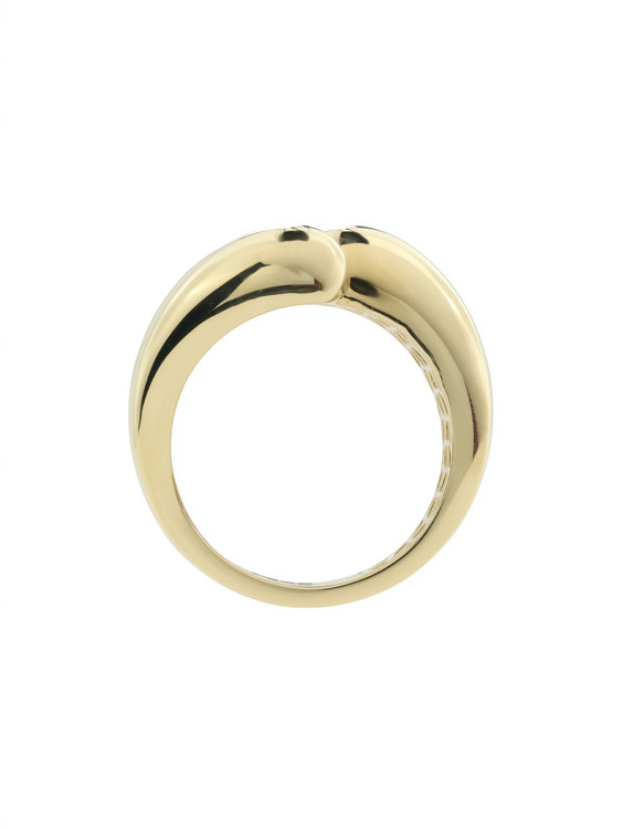 Кольцо из лимонного золота