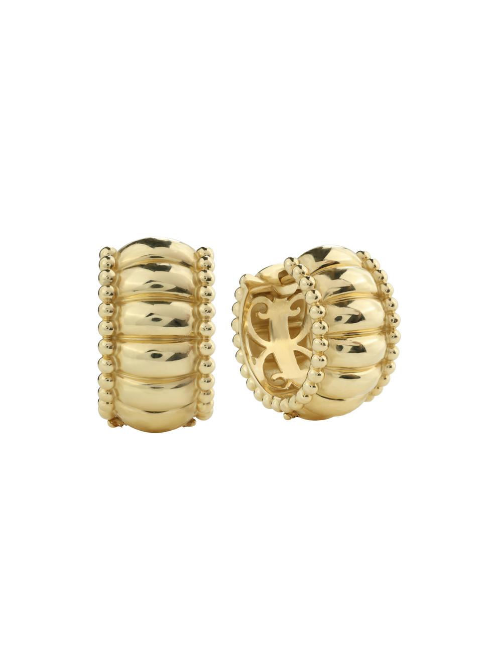 Серьги из лимонного золота