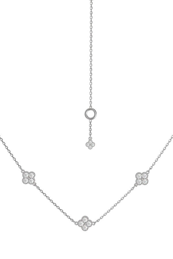 Колье из белого золота c бриллиантами