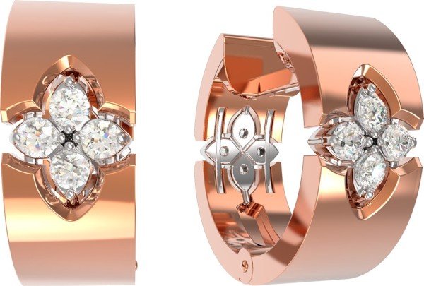 Серьги из золота c бриллиантами