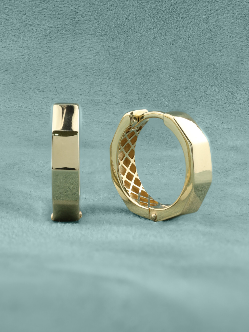 Серьги из лимонного золота