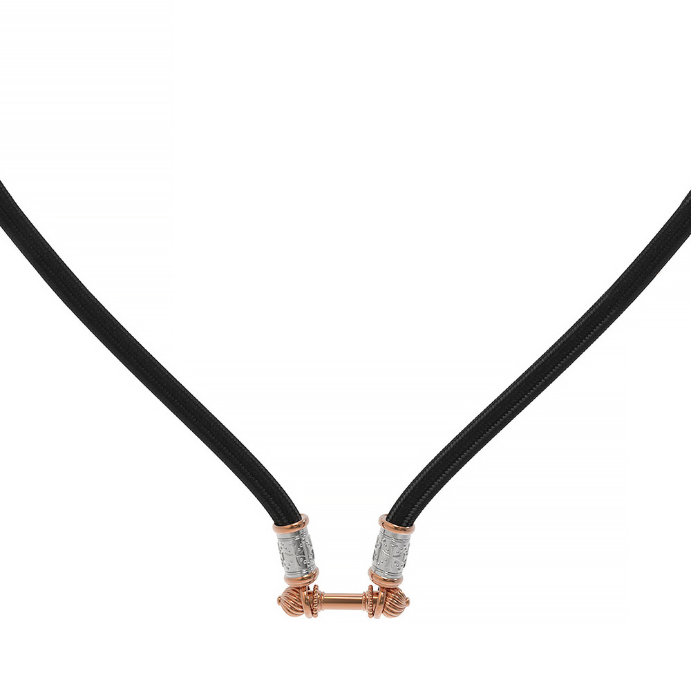 Шнурок шёлковый из золота c шёлковым шнурком