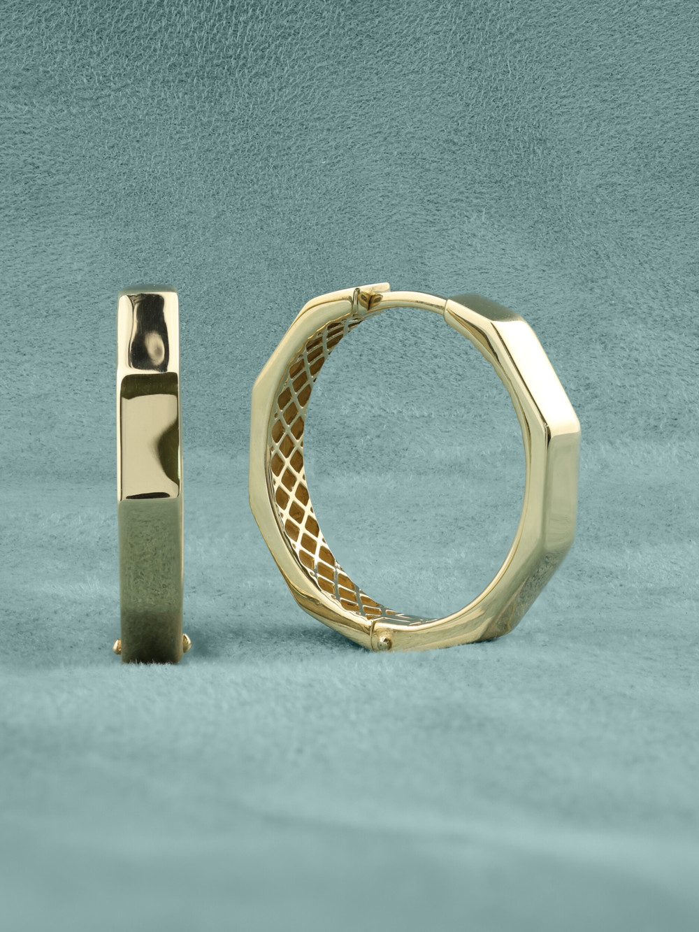 Серьги из лимонного золота