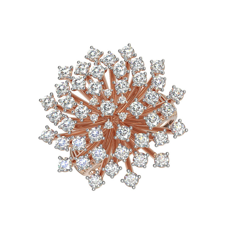 Кольцо из золота c бриллиантами