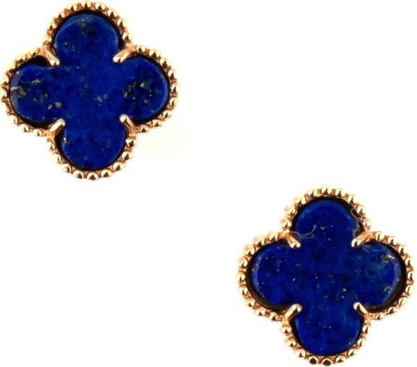 Серьги из золота c лазуритом