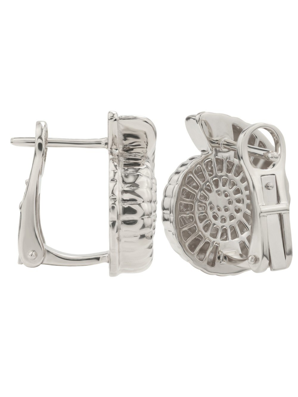 Серьги из белого золота