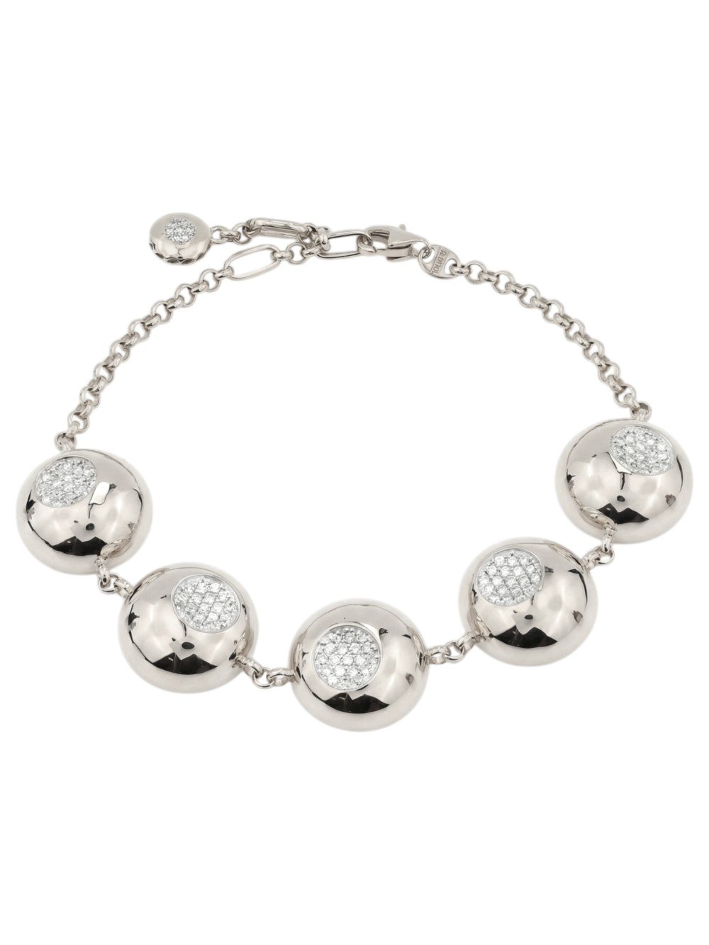 Браслет из белого золота c бриллиантами