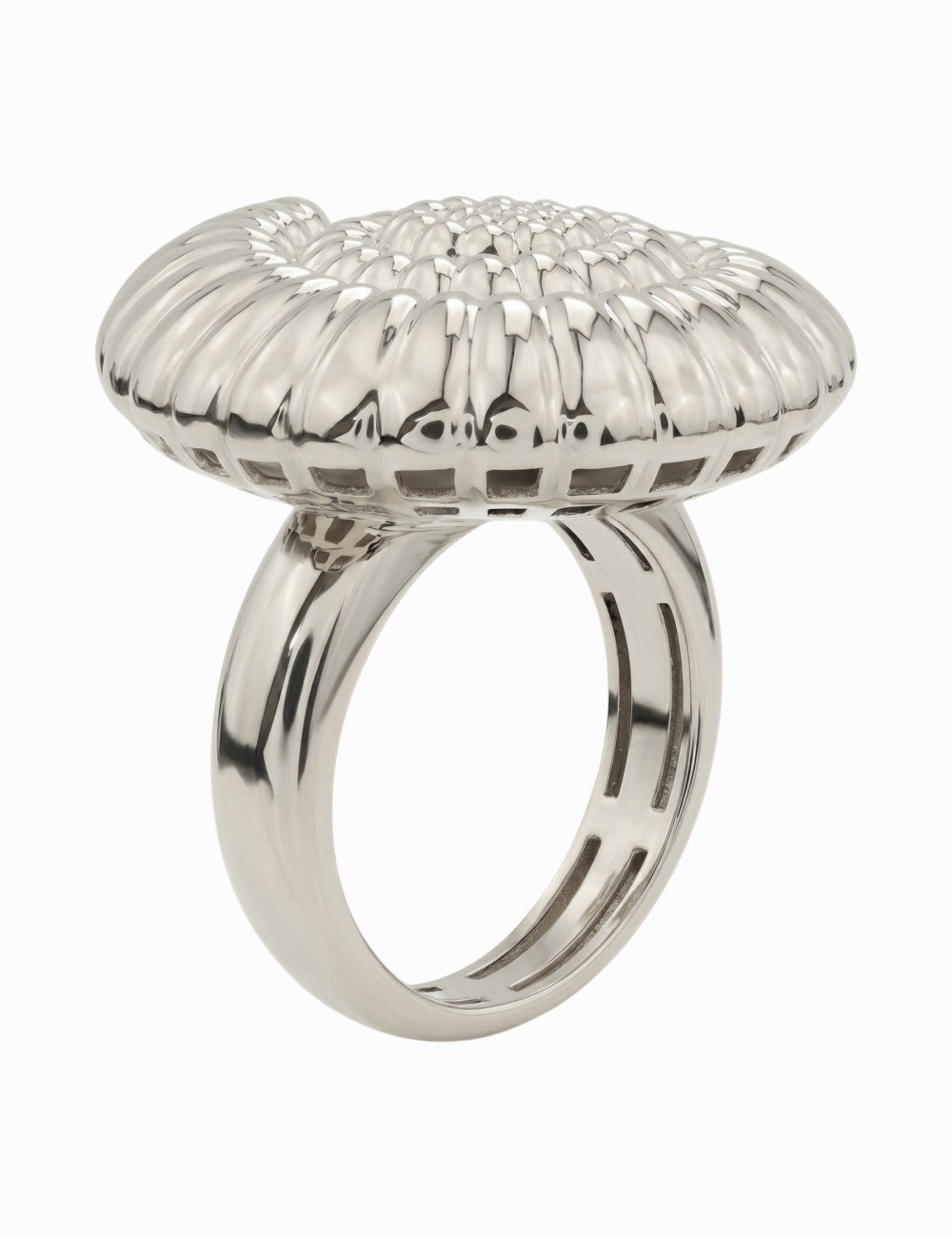 Кольцо из белого золота c рубином