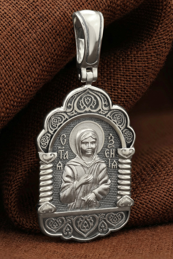 Образок из белого золота