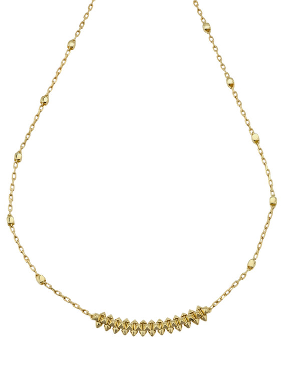 Колье из лимонного золота