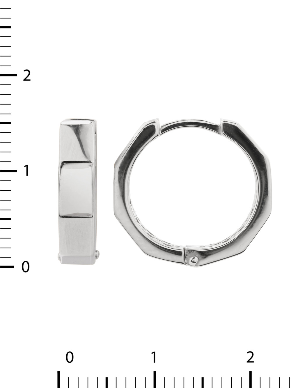 Серьги из белого золота