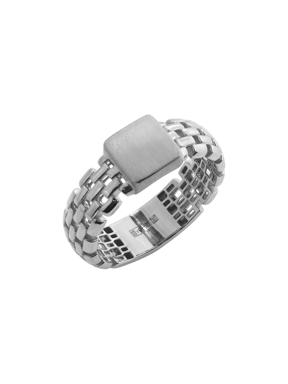 Кольцо из белого золота