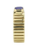 Кольцо из лимонного золота c лазуритом