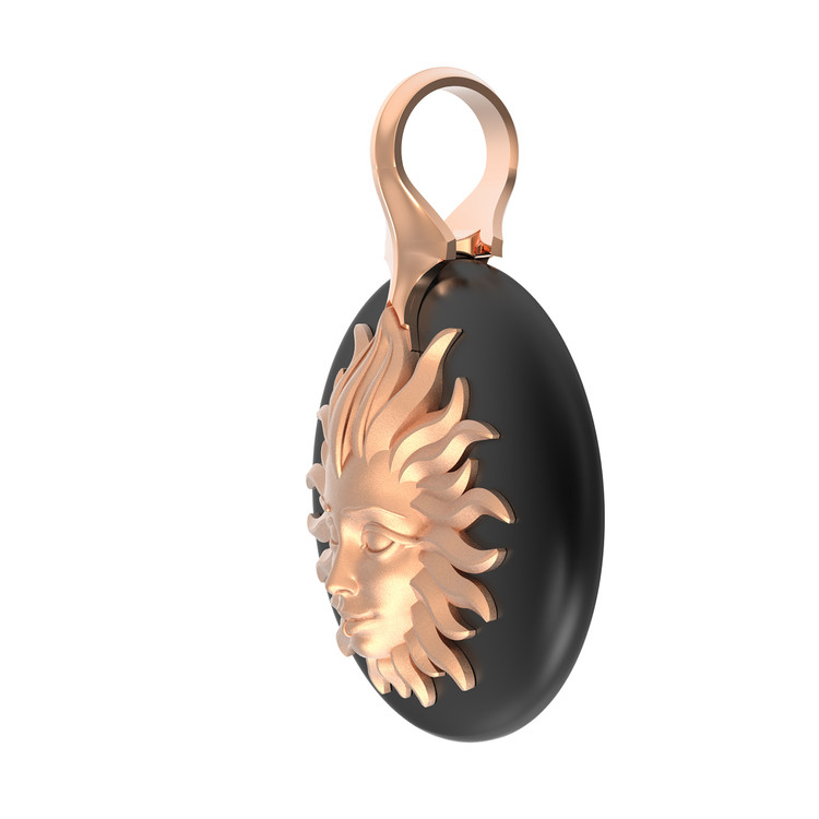 Подвеска из золота c ониксом