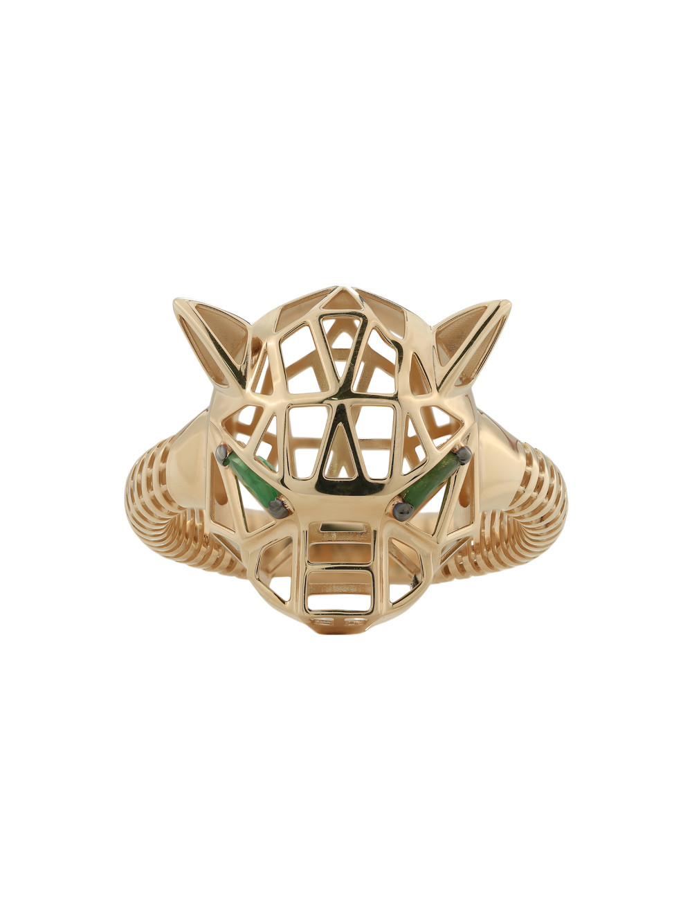 Кольцо из золота c изумрудом