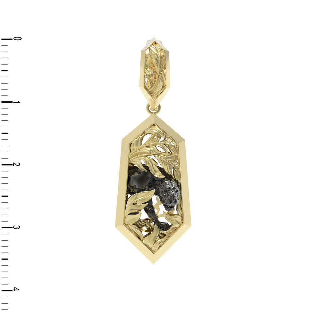 Подвеска из лимонного золота