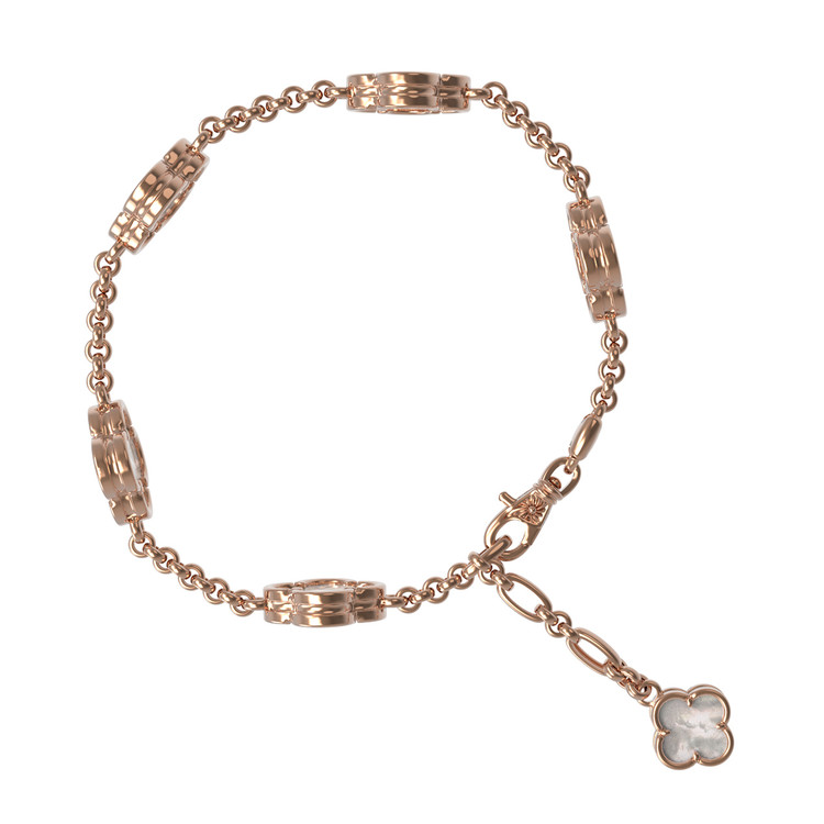 Браслет из золота c перламутром