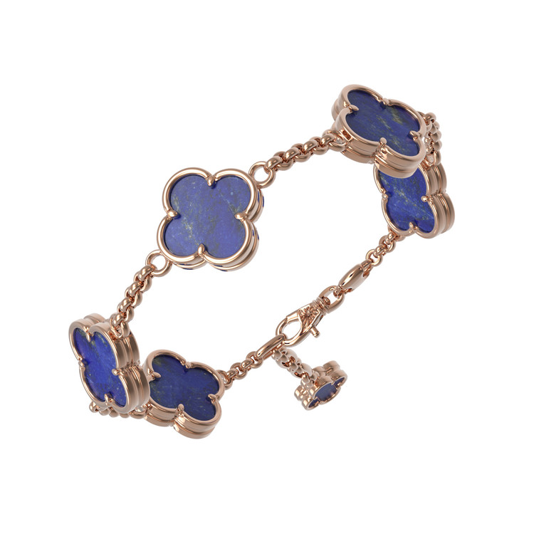 Браслет из золота c лазуритом