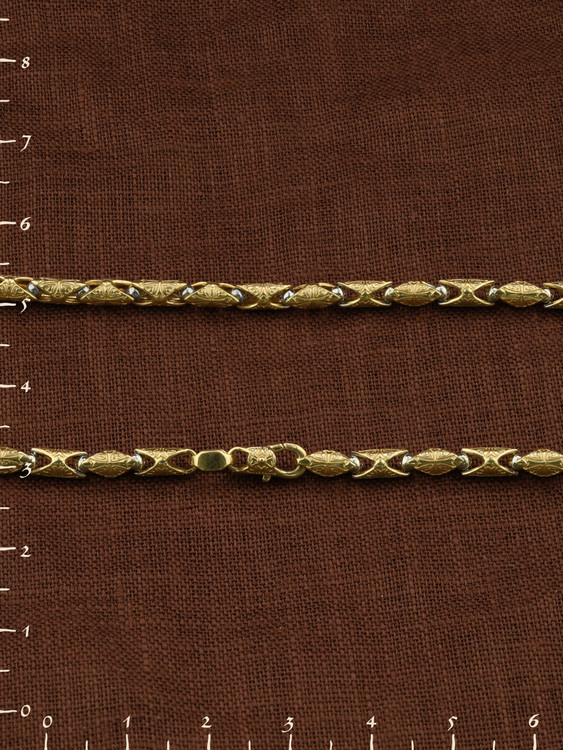 Цепь из лимонного золота