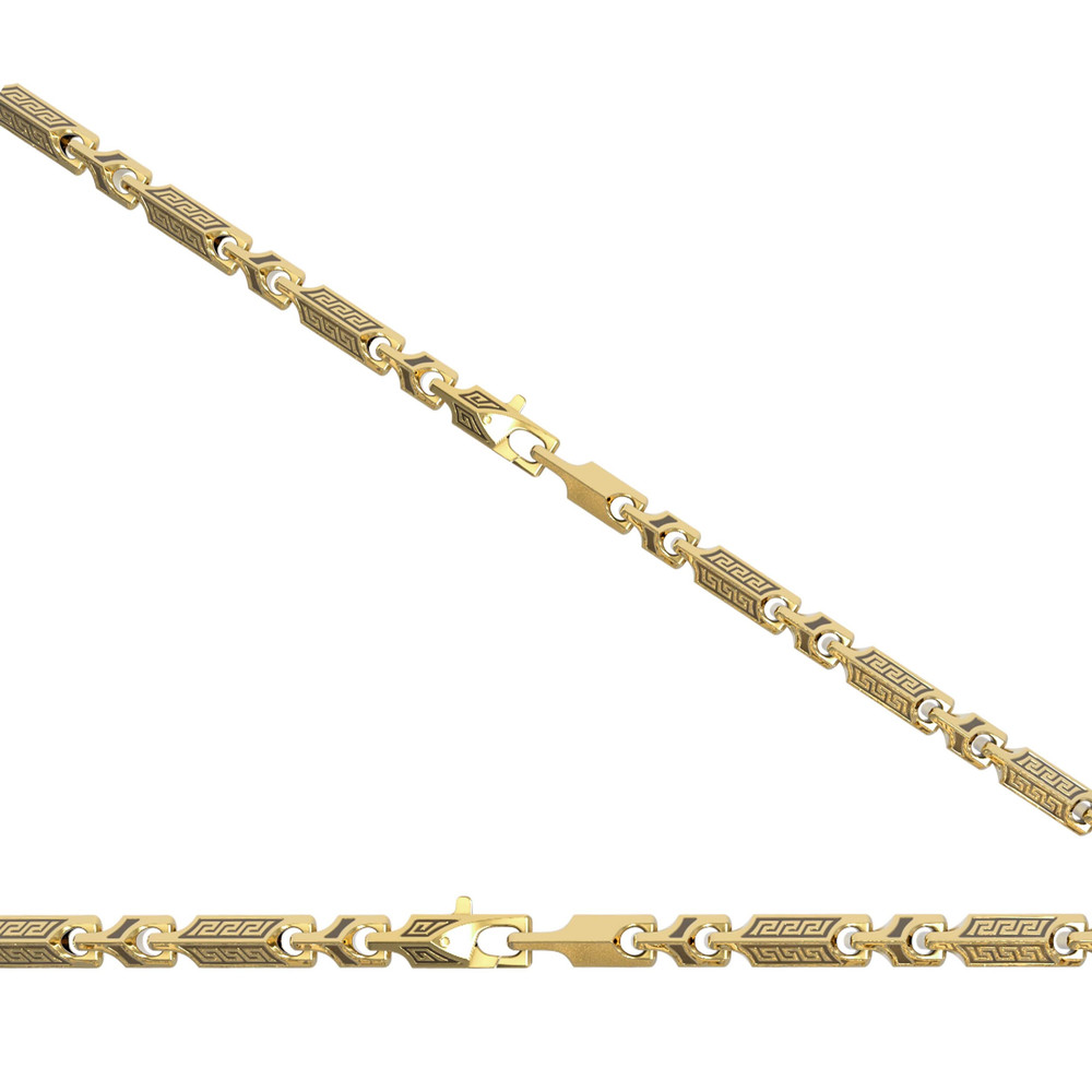 Браслет из лимонного золота