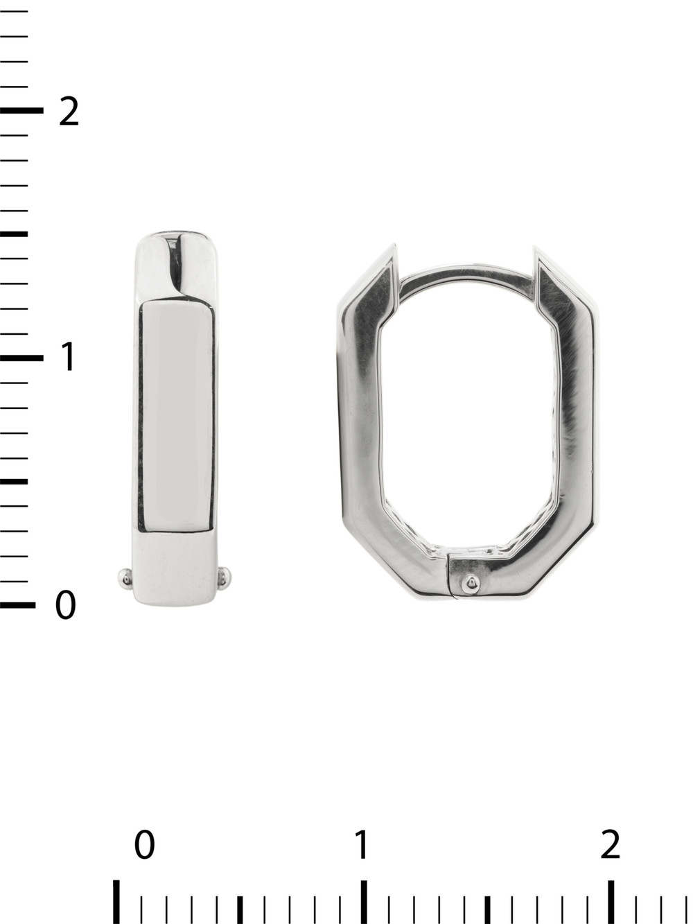 Серьги из белого золота