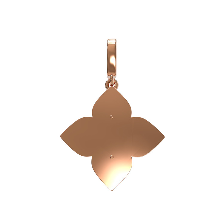 Подвеска из золота c бриллиантами и ониксом