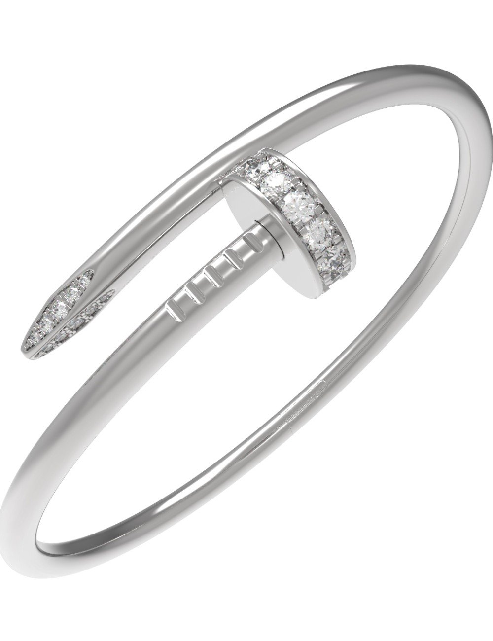 Браслет из белого золота c бриллиантами