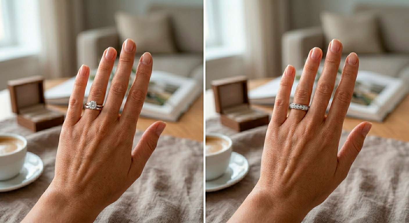 Варианты исполнения обручального кольца